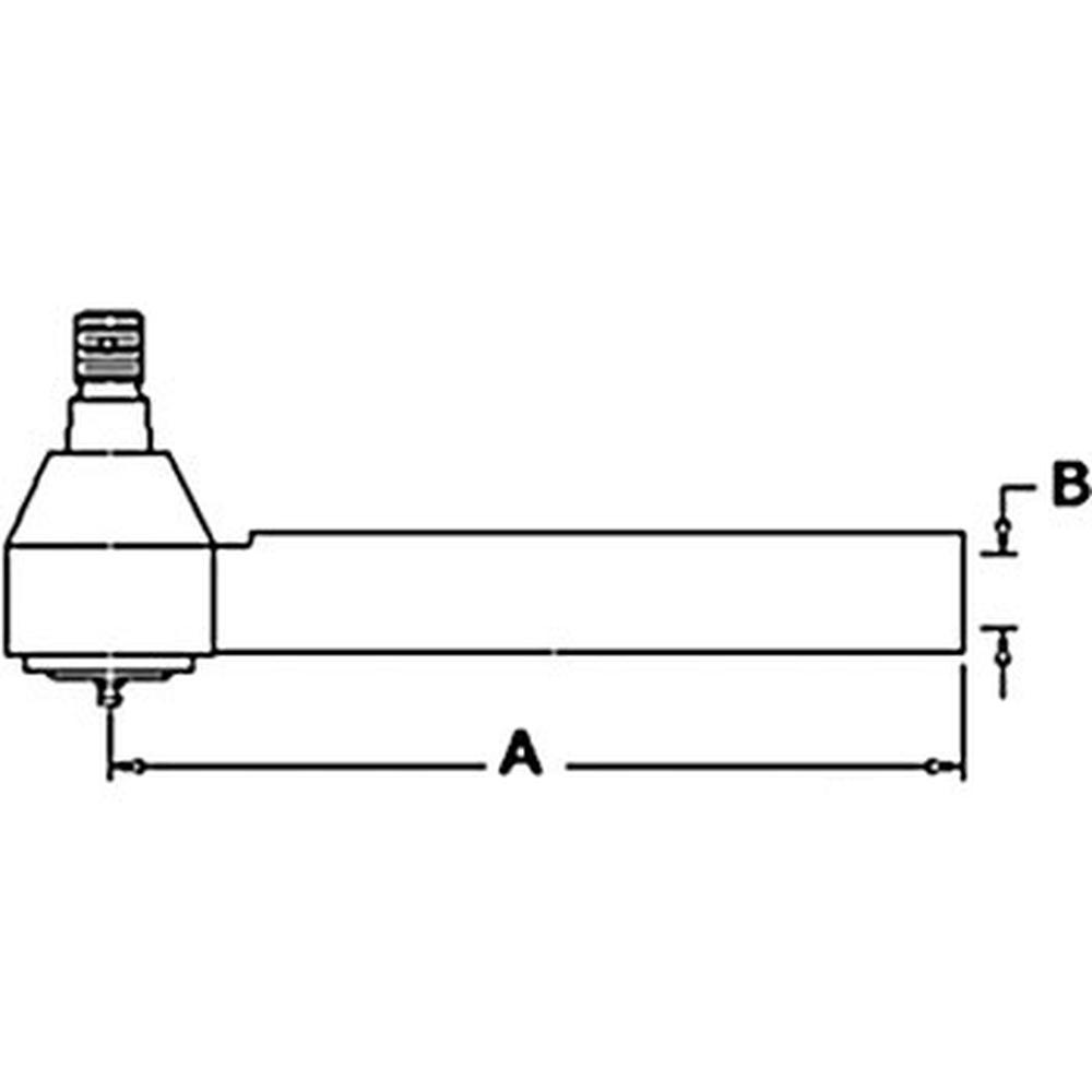 126145A1 Ball Joint - 580SK, 590 JOINT ball, right-hand Fits