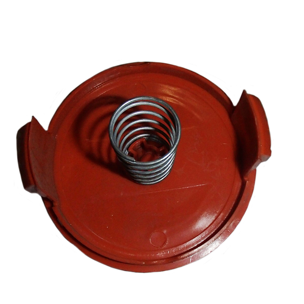 thumbnail image 2 of 2 Orange Spool Cap Cover & Spring For Black & Decker Weed Eater String Trimmers 2 of 3