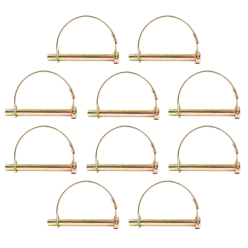PTO Round Wire Shaft Locking Pin 1/4” x 2-1/4” (10-Pack) S.271