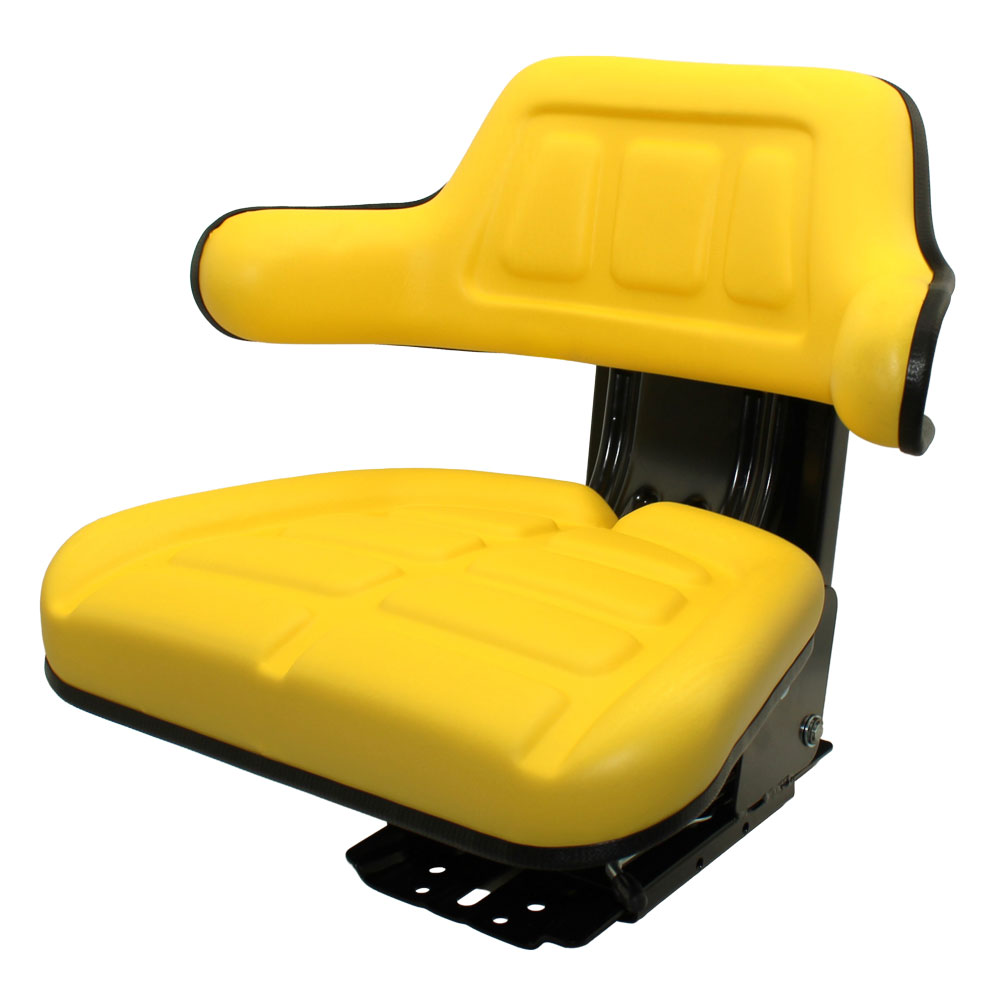 Universal Yellow Full Suspension Seat for John Deere Tractors