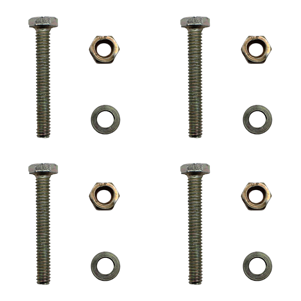4 Shear Pins Lock Nuts & Spacers Fits Husqvarna 301172 Fits - Foto 13